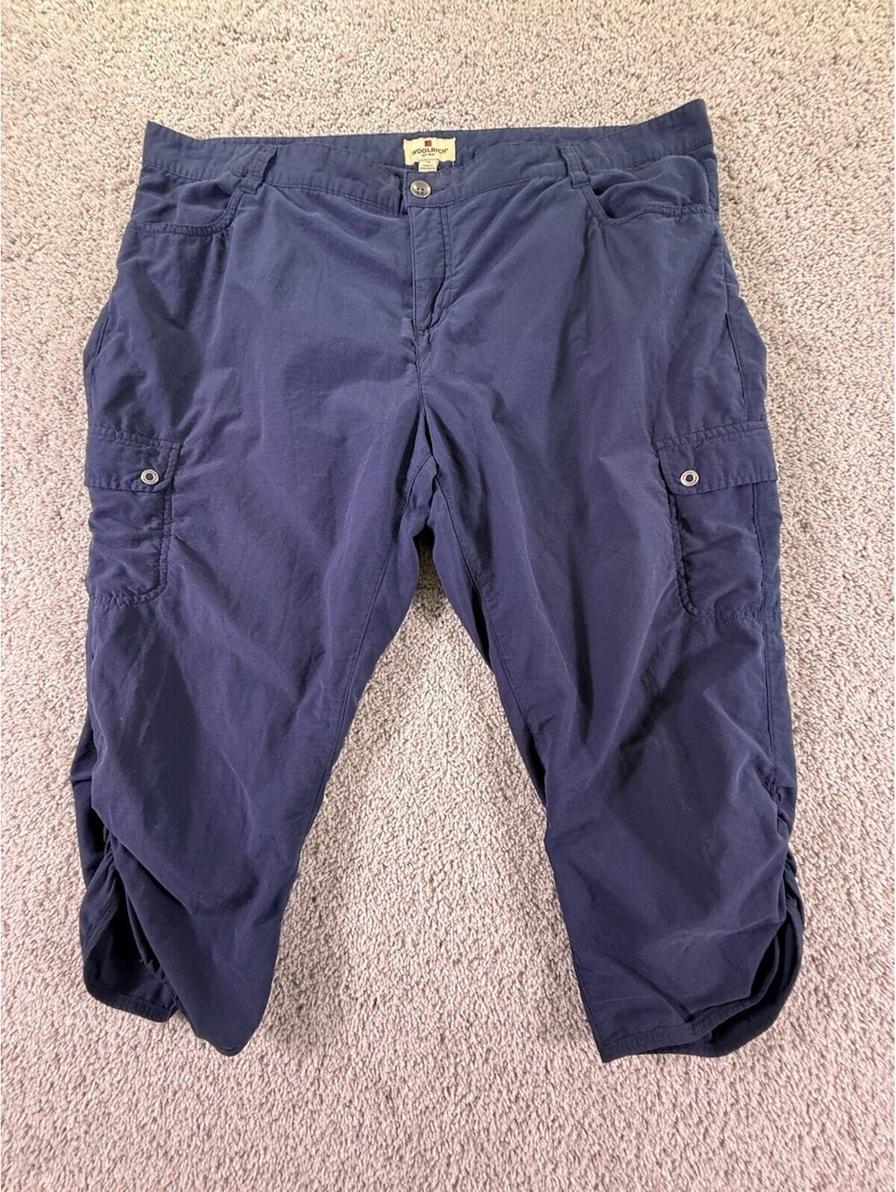 Woolrich Women’s Pants Size 14 Cropped Blue